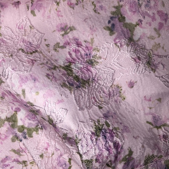 HYACINTH HOUSE
Pink Jacquard Empire Ella Mini Dress Size L - Picture 8 of 16